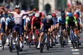 European Championships Munich 2022 - 2022 UEC Road Elite European Championships - Men's Road Race - 14/08/2022 - Fabio Jakobsen (NED) - Arnaud Demare (FRA) - Tim Merlier (BEL) - photo Ivan Benedetto/UEC/SprintCyclingAgency?2022